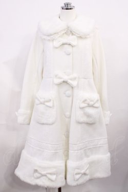 画像1: axes femme kawaii / スノードルチェコート M 白 H-26-03-03-1033-AX-CO-YZ-ZH