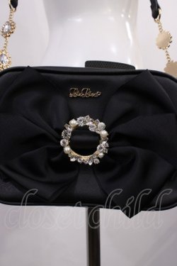 画像2: LIZ LISA / リボンビジューポシェット  ブラック H-26-03-03-1037-LO-SK-NS-ZH