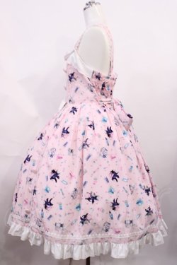 画像2: metamorphose / 【プラスサイズ】Medicine of love〜恋のおくすり〜ジャンパースカート 2 ピンク H-26-03-03-1004-ME-OP-YZ-ZH