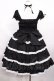 画像3: BABY,THE STARS SHINE BRIGHT / リボンミルキーシュガージャンパースカート Free ブラック/オフ白 H-26-03-03-1001-BA-OP-NS-ZH (3)