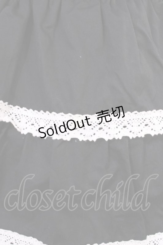 画像4: BABY,THE STARS SHINE BRIGHT / リボンミルキーシュガージャンパースカート Free ブラック/オフ白 H-26-03-03-1001-BA-OP-NS-ZH (4)