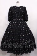 Angelic Pretty / Candy Petit Heartワンピース Free ブラック H-26-03-03-1009-AP-OP-NS-ZH