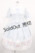 BABY,THE STARS SHINE BRIGHT / 子猫とお菓子のお部屋柄ワンピース Free サックス H-26-03-03-1013-BA-OP-NS-ZH