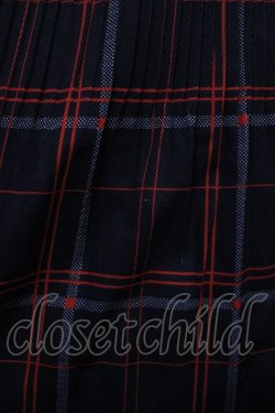 画像4: axes femme POETIQUE / レトロチェックロングワンピース M ブラック H-26-03-03-1015-AX-OP-NS-ZH