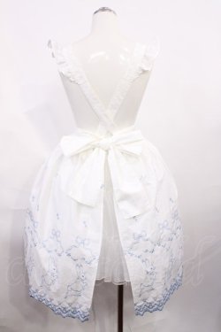 画像3: Innocent World / ピーターラビット  刺繍エプロン Free オフ/サックス H-26-03-03-1020-IW-OP-NS-ZH