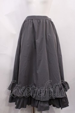 画像1: FLC / MINA*ティアードスカート L グレー H-26-03-03-1022-EL-SK-NS-ZH