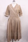 画像1: an another angelus / 開衿カシュクールロングワンピース Free BEIGE H-26-03-03-1023-CA-OP-NS-ZH (1)