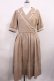 画像1: an another angelus / 開衿カシュクールロングワンピース Free BEIGE H-26-03-03-1023-CA-OP-NS-ZH (1)