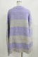 画像3: MILKBOY / BORDER SWEATER  ラベンダー×黒 H-26-03-03-050-MB-TO-AK-ZH (3)