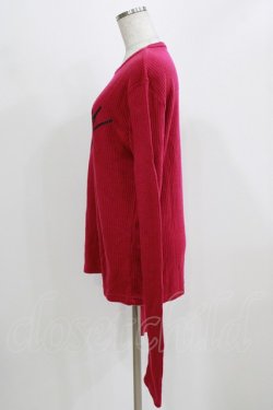 画像2: MILKBOY / RIBBED LOGO TEE  ディープピンク H-26-03-03-051-MB-TO-AK-ZH