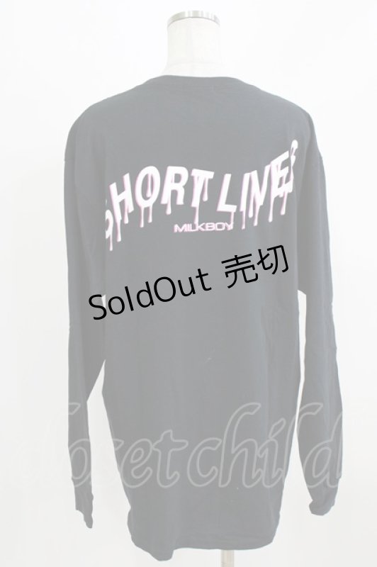 画像3: MILKBOY / SHORT LIFE L.S. TEE L ブラック H-26-03-03-053-MB-TO-AK-ZH (3)