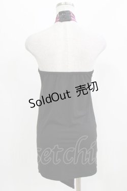 画像3: Qutie Frash / クロスホルターチュニック  パープル H-26-03-03-055-QU-TO-KB-ZH