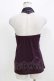 画像3: Qutie Frash / ホルターキャミ  パープル H-26-03-03-056-QU-TO-KB-ZH (3)