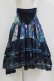 画像1: Rozen Kavalier / プリントハイウエストフィッシュテールスカートスカート  紺 H-26-03-03-006-OO-SK-KB-ZH (1)