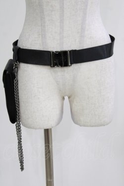 画像1: KILL STAR / Distortion Clouds Belt XL ブラック H-26-03-03-065-SL-ZA-KB-ZH