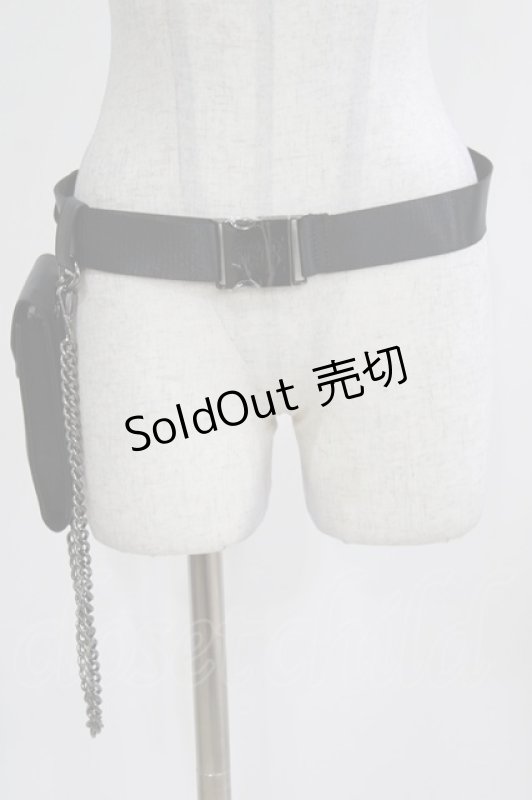 画像1: KILL STAR / Distortion Clouds Belt XL ブラック H-26-03-03-065-SL-ZA-KB-ZH (1)