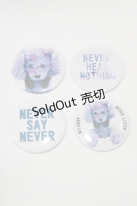 画像1: MILKBOY / 缶バッジSET   H-26-03-03-068-MB-ZA-AK-ZH (1)