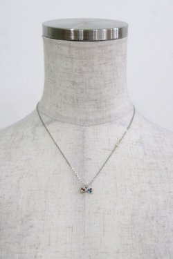 画像2: MILK / カラーリボンネックレス  シルバー H-26-03-03-069-ML-AC-KB-ZH