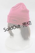 MILKBOY / LOGO KNIT CAP  ディープピンク H-26-03-03-075-MB-AC-AK-ZH
