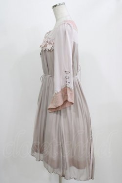 画像2: Rozen Kavalier / メッシュレイヤードワンピース  ピンクベージュ H-26-03-03-077-OO-OP-AK-ZH