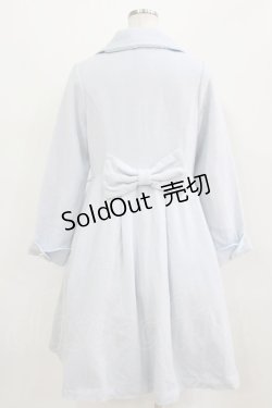 画像3: Emily Temple cute / リボンカラーロングコート  サックス H-26-03-03-001-ET-CO-KB-ZH