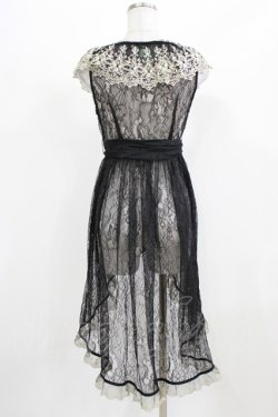 画像3: Vallee lys / Fishtail Lace Gilet  ブラック H-26-03-03-008-GO-TO-KB-ZH