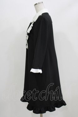 画像2: MILK / Frill Modish dress  ブラック H-26-03-03-009-ML-OP-AK-ZH