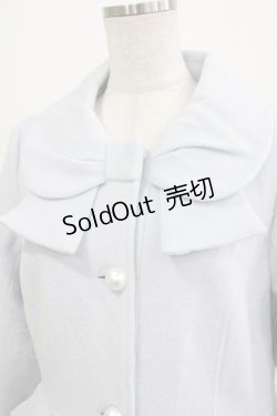 画像4: Emily Temple cute / リボンカラーロングコート  サックス H-26-03-03-001-ET-CO-KB-ZH