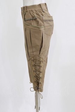 画像2: Rozen Kavalier / レースアップパンツ  カーキ H-26-03-03-013-OO-PA-AK-ZH