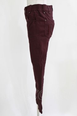 画像2: Rozen Kavalier / 刺繍ポケットパンツ  ワイン H-26-03-03-014-OO-PA-AK-ZH