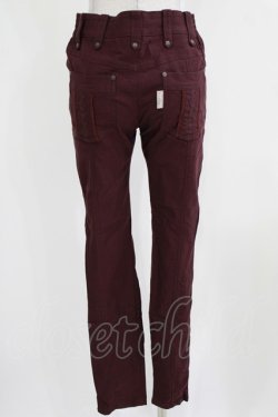 画像3: Rozen Kavalier / 刺繍ポケットパンツ  ワイン H-26-03-03-014-OO-PA-AK-ZH