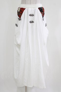 画像1: Qutie Frash / 袴パンツ  白 H-26-03-03-016-QU-PA-KB-ZH