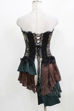 画像3: Qutie Frash / オーバーバストコルセット  ブラック H-26-03-03-018-QU-TO-KB-ZH