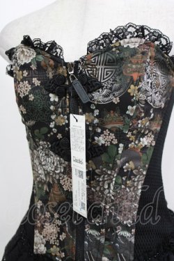 画像4: Qutie Frash / オーバーバストコルセット  ブラック H-26-03-03-018-QU-TO-KB-ZH