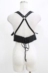 画像3: Ozz oneste / 薔薇刺繍ハーネス  黒 H-26-03-03-022-OO-TO-KB-ZH (3)