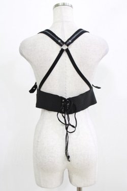 画像3: Ozz oneste / 薔薇刺繍ハーネス  黒 H-26-03-03-022-OO-TO-KB-ZH