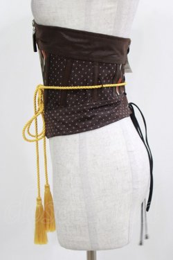 画像2: Qutie Frash / 矢絣コルセット  ブラウン H-26-03-03-023-QU-TO-KB-ZH