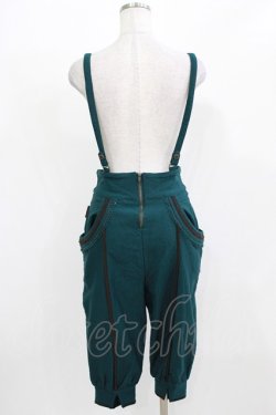 画像3: Ozz oneste / 鳳凰刺繍サロペット  グリーン H-26-03-04-1003-OO-PA-KB-ZH