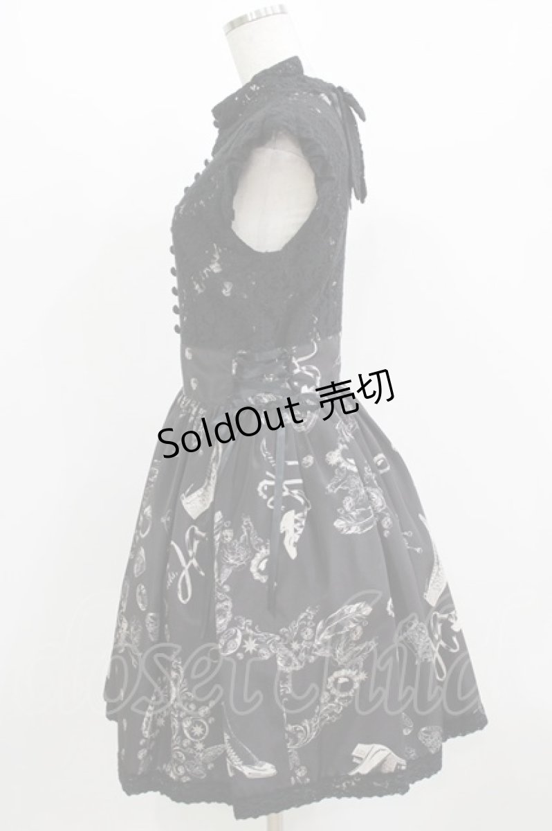 画像2: elements,H / ANTIQUE MOTIFワンピース  ブラック H-26-03-04-1029-PU-OP-KB-ZH (2)