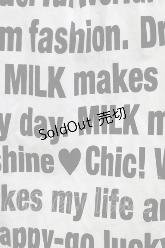 画像4: MILK / Messageキャミワンピース  ブラックプリント H-26-03-04-1031-ML-OP-KB-ZH (4)