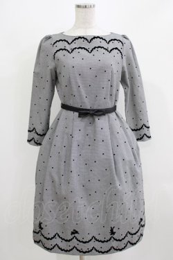 画像1: MILK / Bunny Danceドレス  白黒千鳥 H-26-03-04-1032-ML-OP-KB-ZH