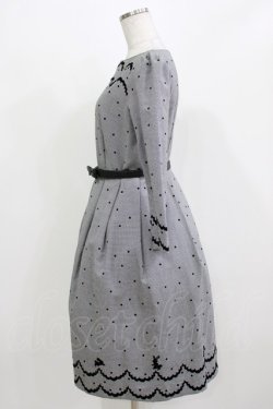 画像2: MILK / Bunny Danceドレス  白黒千鳥 H-26-03-04-1032-ML-OP-KB-ZH