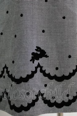 画像4: MILK / Bunny Danceドレス  白黒千鳥 H-26-03-04-1032-ML-OP-KB-ZH