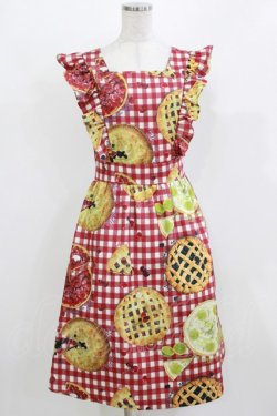 画像1: MILK / タルトエプロンドレス  ベリーギンガム H-26-03-04-1034-ML-OP-KB-ZH