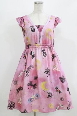 画像1: MILK / マスカレードヘブンドレス  プラムピンク H-26-03-04-1036-ML-OP-KB-ZH