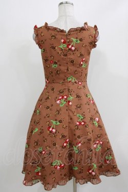 画像3: MILK / チェリーローズワンピース  キャラメル H-26-03-04-1038-ML-OP-KB-ZH