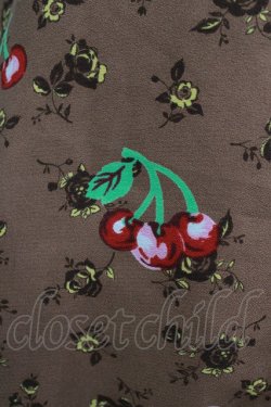 画像4: MILK / チェリーローズワンピース  キャラメル H-26-03-04-1039-ML-OP-KB-ZH