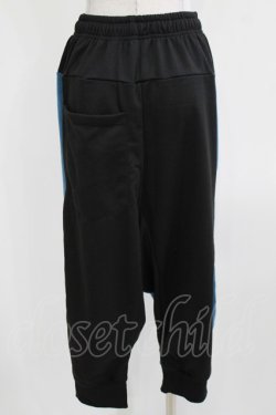 画像3: NieR Clothing / 配色切替サルエル  黒×青 H-26-03-04-1004-PU-PA-KB-ZH