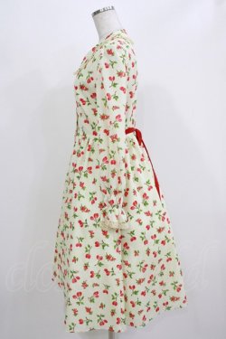 画像2: MILK / ベリー・ルージュドレス  クリーム×レッドベリー H-26-03-04-1043-ML-OP-KB-ZH