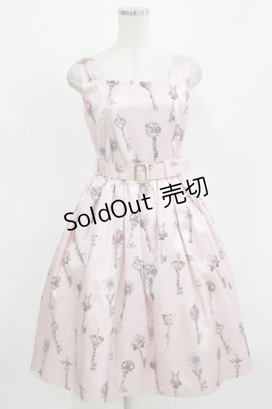 画像1: MILK / ラビリンスKeyジャンスカ  ピンク H-26-03-04-1048-ML-OP-KB-ZH (1)